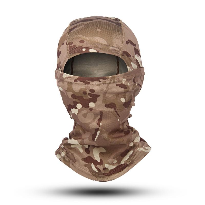"Herren Camouflage Sonnenschutz Nacken- & Kopfbedeckung: Sommer Rad- & Angelmaske, Staubdichter Schal, Cooles Kopftuch"