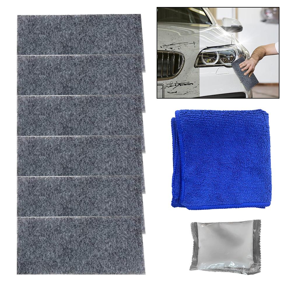 6PC Car Scratch Repair For NANO For Car Scratch Removal With 1PC Cleaning Cloth Car Body Putty Scratch Filler Smooth Repair Tool