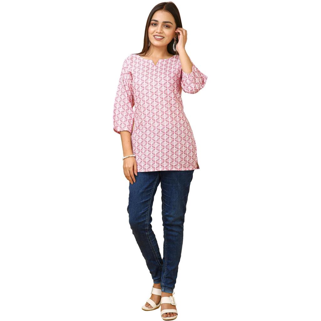 Indian Women Office Wear Top Kurti Set Bollywood Casual Regular Sleeves Kurta