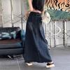 2024 Slim High-Waist A-Line Denim Skirt for Women - Spring & Autumn Collection