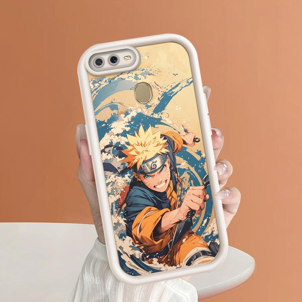 Soft Silicone Square Ladders Cartoon Pattern Full Cover Camera Protection Shockproof Case for OPPO Reno Realme OnePlus