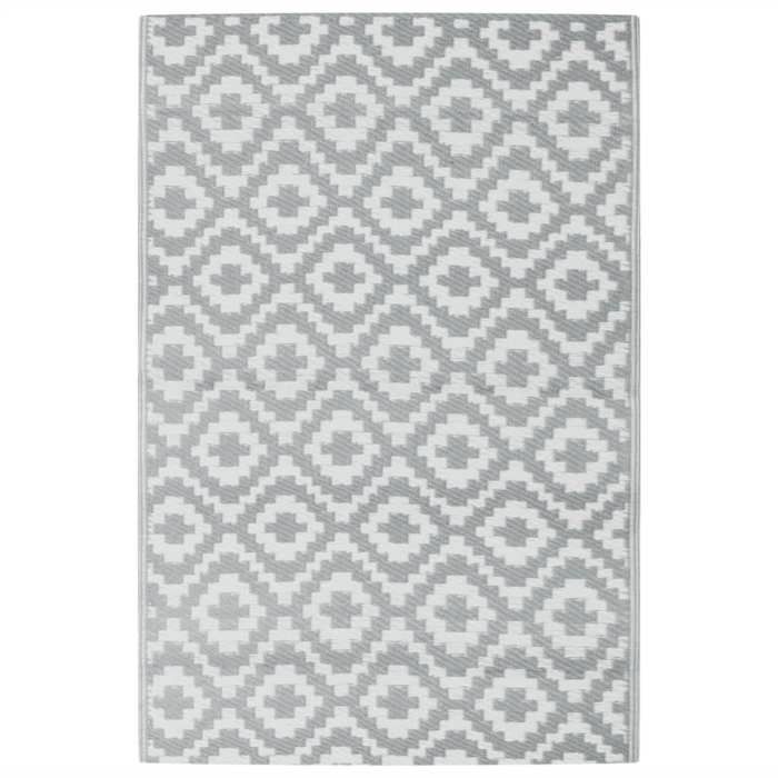 VidaXL Tapis d'extérieur ARAKIL Gris 120x180 cm PP 368552