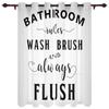 Text Stripes Window Curtains Home Decor Living Room Curtains Kitchen Drapes Panel Curtains for Bedroom