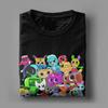 Dandy's World Group Shot T-Shirt for Men Cartoon Cute Casual Pure Cotton Tee O Neck Short Sleeve T Shirts Plus Size merchandise