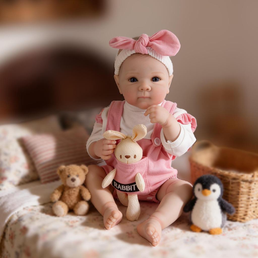 Bettie 49cm Washable Silicone Reborn Baby Doll - Realistic Reborn Toy