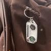 3-in-1 Keychain, Equipped with A Liquid Free Thermometer, Reliable Compass, and Magnifying Glass Suitable for Travel and Camping