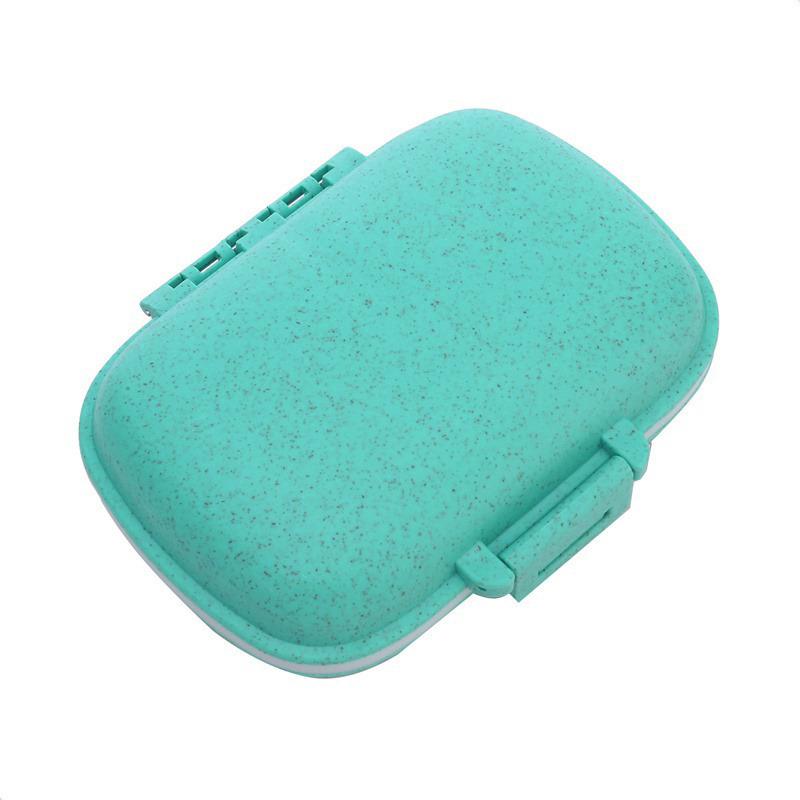 7-Day Portable Flower-Shaped Pill Organizer Compact Medication Divider Box with Individual Compartments for Daily Use