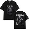 Rapper BOOBA Turnéalbum 2025 Grafisk T-shirt Herr Retro Gotisk Hip Hop Kortärmad T-shirts Man 100% Bomull T-shirt Streetwear