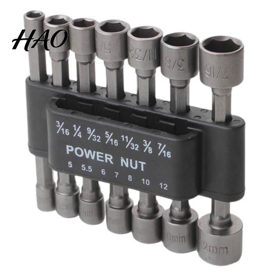 Hex Shank 1 Set Screw Nuts Quick Change Anti-rust Steel High Nut Driver Torque Hexagon Power Drivers Household Supplies Socket