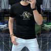 Fashion Men's Short-sleeve T-shirts Round Neck Thin Half-sleeve Middle-aged Summer Tops