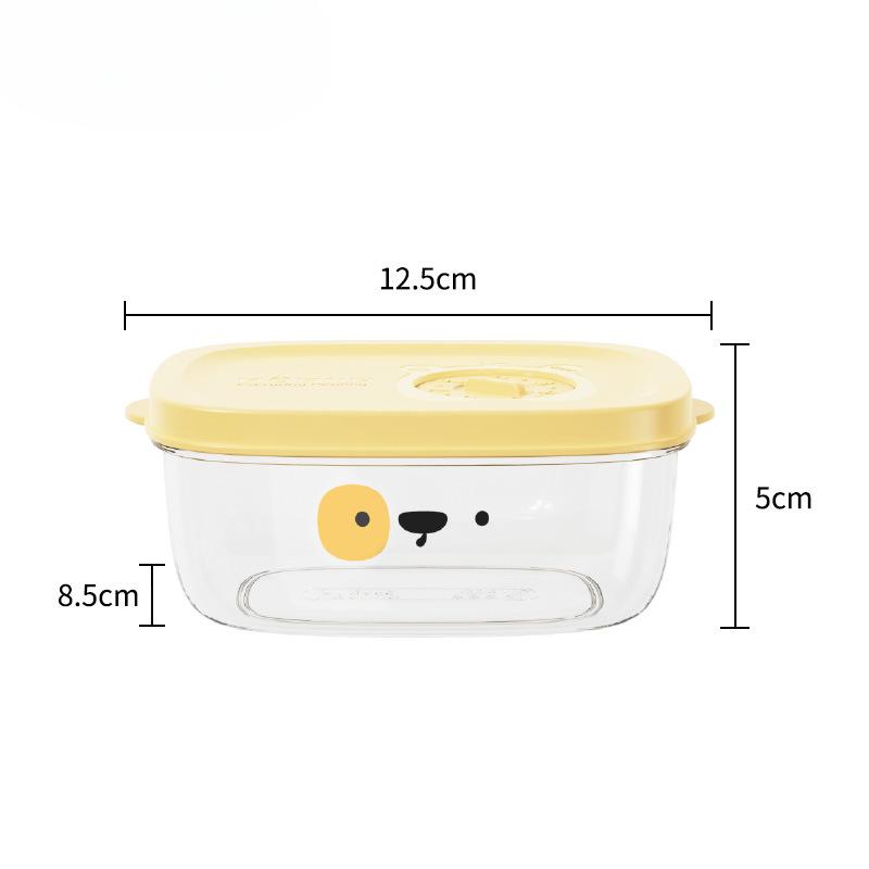 Multigrain Rice Packing Box, Brown Rice Frozen Fresh-Keeping Box, Microwave Oven Heating Quantitative Small Lunch Box, Refrigerator Fresh-Keeping Box
