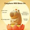 Populær 2024 tegneserie Capybara Silikon Nattlys USB Oppladbar Timing Dimming Sleep Nattlampe for barnerom Søt dekor