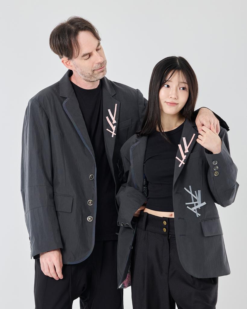 Whysocerealz Traces Of Time, Sculpted Blazer
