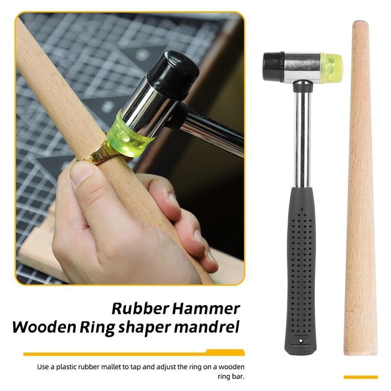 AEE4-Jewelry Wax Ring Sizer Carving Tool Kit Ring Wax Making Mold Kit Jewelry Wax Tube Jewelers Wax Saw Frame Wax File Ring