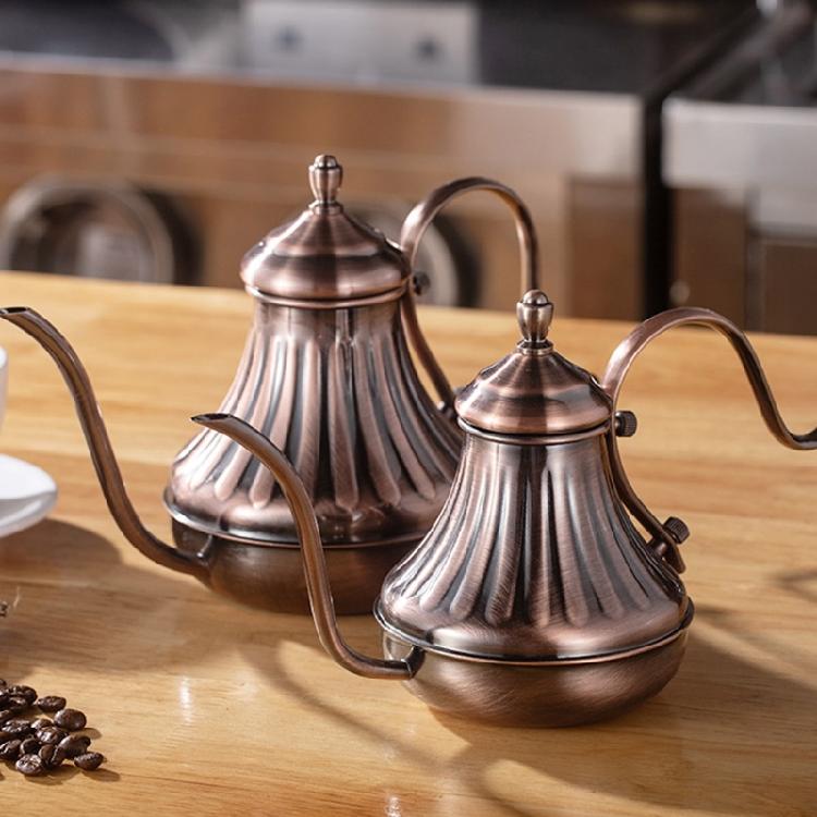 Drip Over Coffee Kettle Gooseneck Stainless Steel Material for Home Use