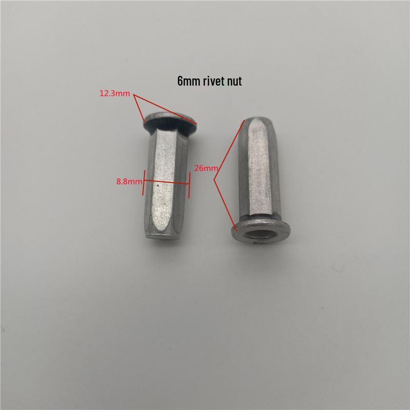 Buick Cadillac Chevrolet Front & Rear License Plate Fixing Nut & Rivet Fastener