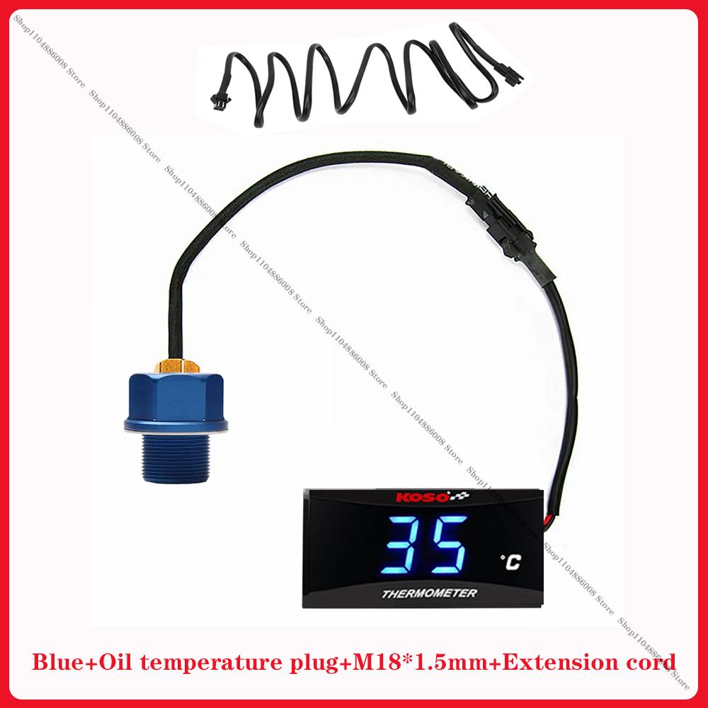 Motorcycle Temperature Measuring Instrument Koso Cylinder Head Temperature Sensor Water Temperature Gauge Oil Tempera Instrument