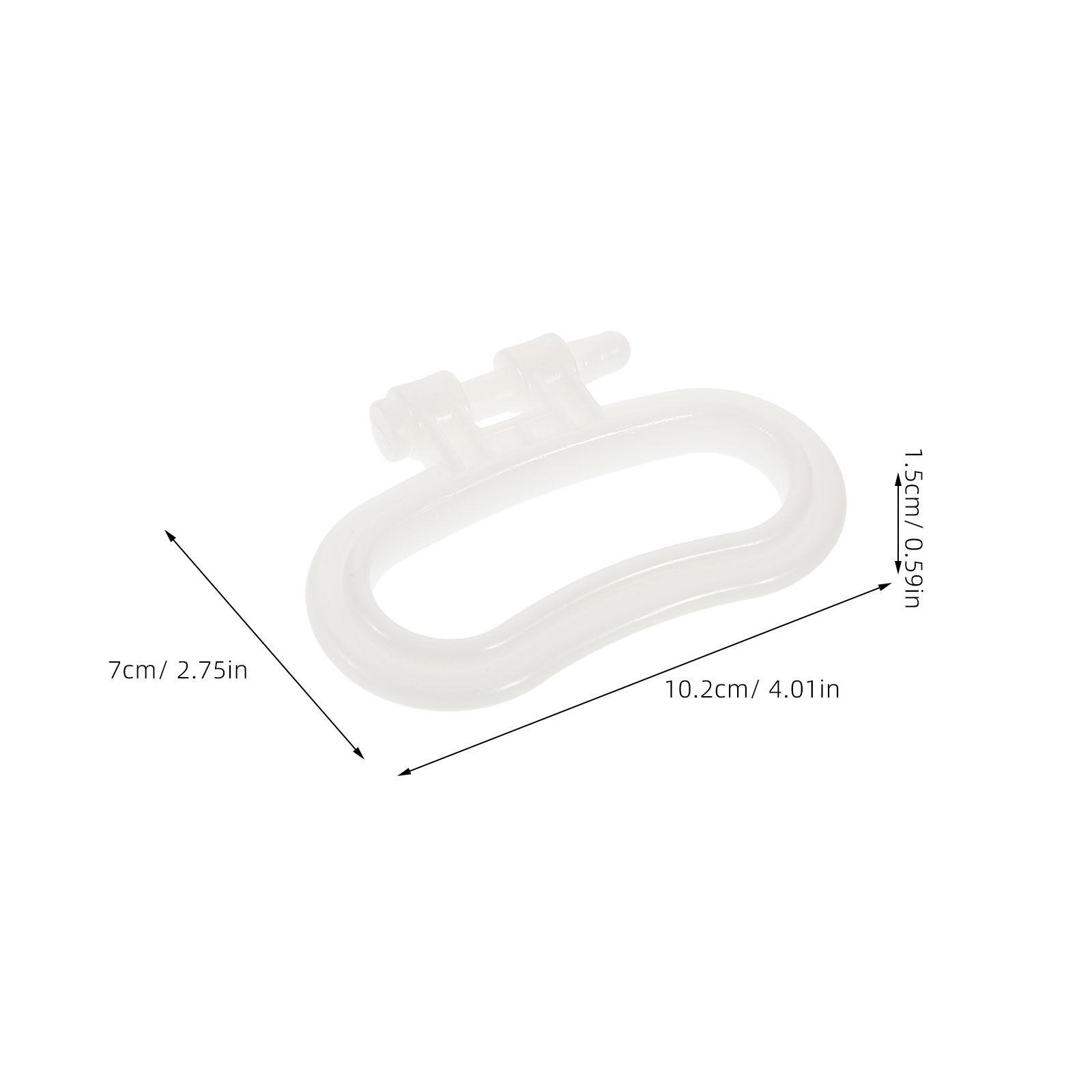 

10Pcs Plastic Bucket Handles Replaceable Ergonomic Comfortable Grip for Household Water Jug Carrier Convenient Handle Grip белый