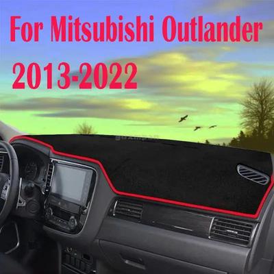 För Mitsubishi Outlander 2013-2022 Instrumentbrädesöverdrag Skyddsdyna Instrumentbräda Solskydd Matta Biltillbehör 2015 2016-2022