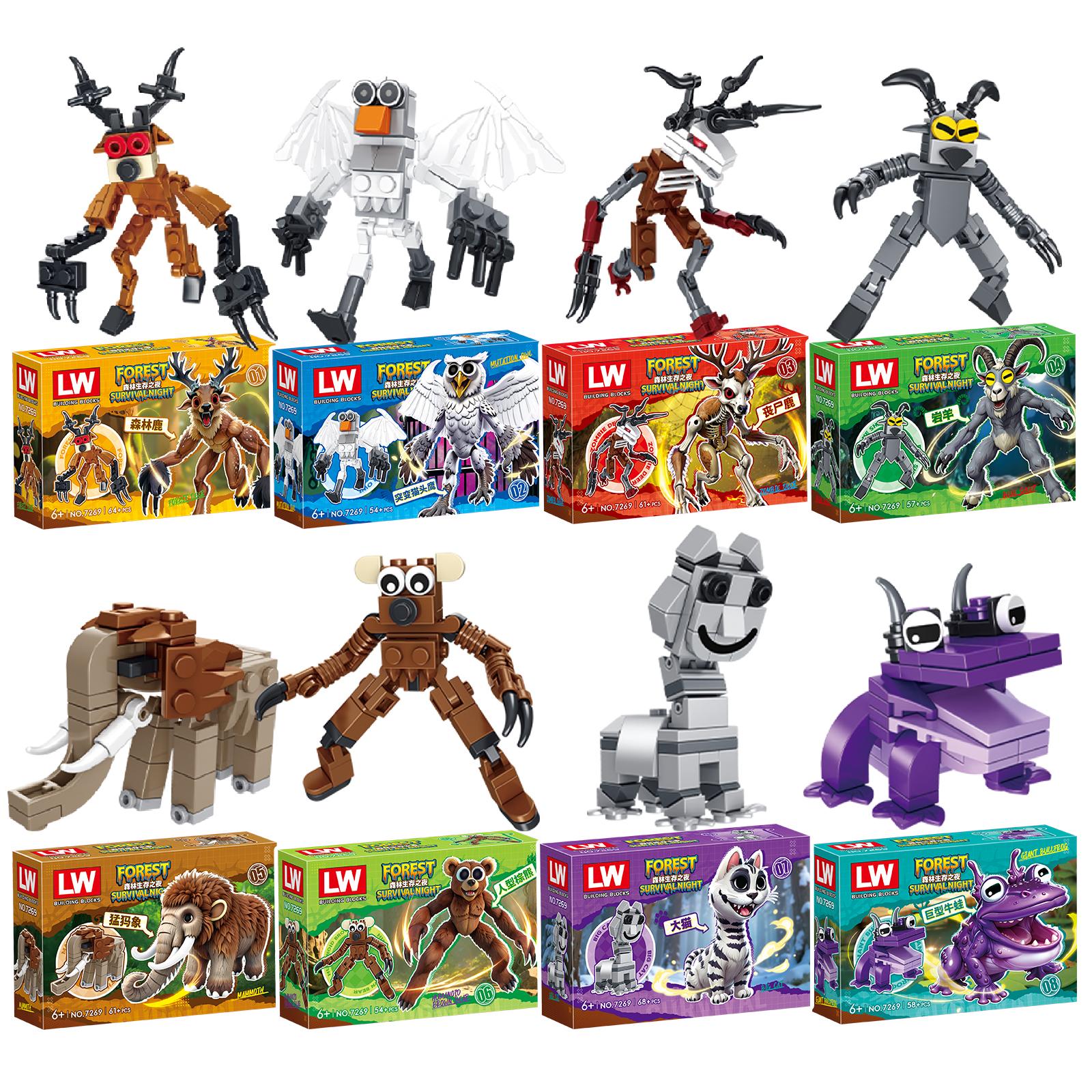 

Гарячий Набір Будівельних Блоків 99 Ночей у Лісі Олень 99 Ночей у Лісі Олень блоки для дівчат хлопчиків Іграшки Різдвяні Подарунки