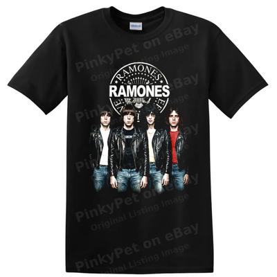 Tricou cu Portret Ramones Punk Rock Band Tricou Muzică Americană Vintage Fan Cadou