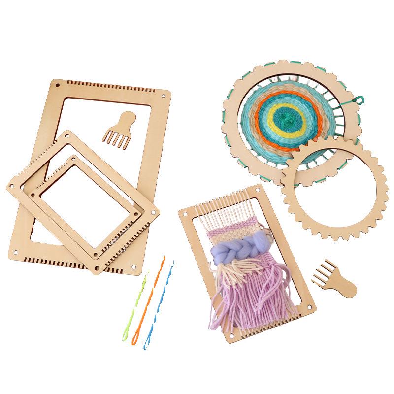 Kindergarten Yarn Weaving Kit for Large Classes – Loom and Craft Supplies Included