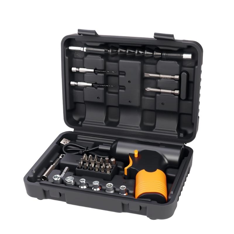 Rechargeable Battery Power Drill Lightweight Multi Purpose Tool For Metal Woodworking Tasks