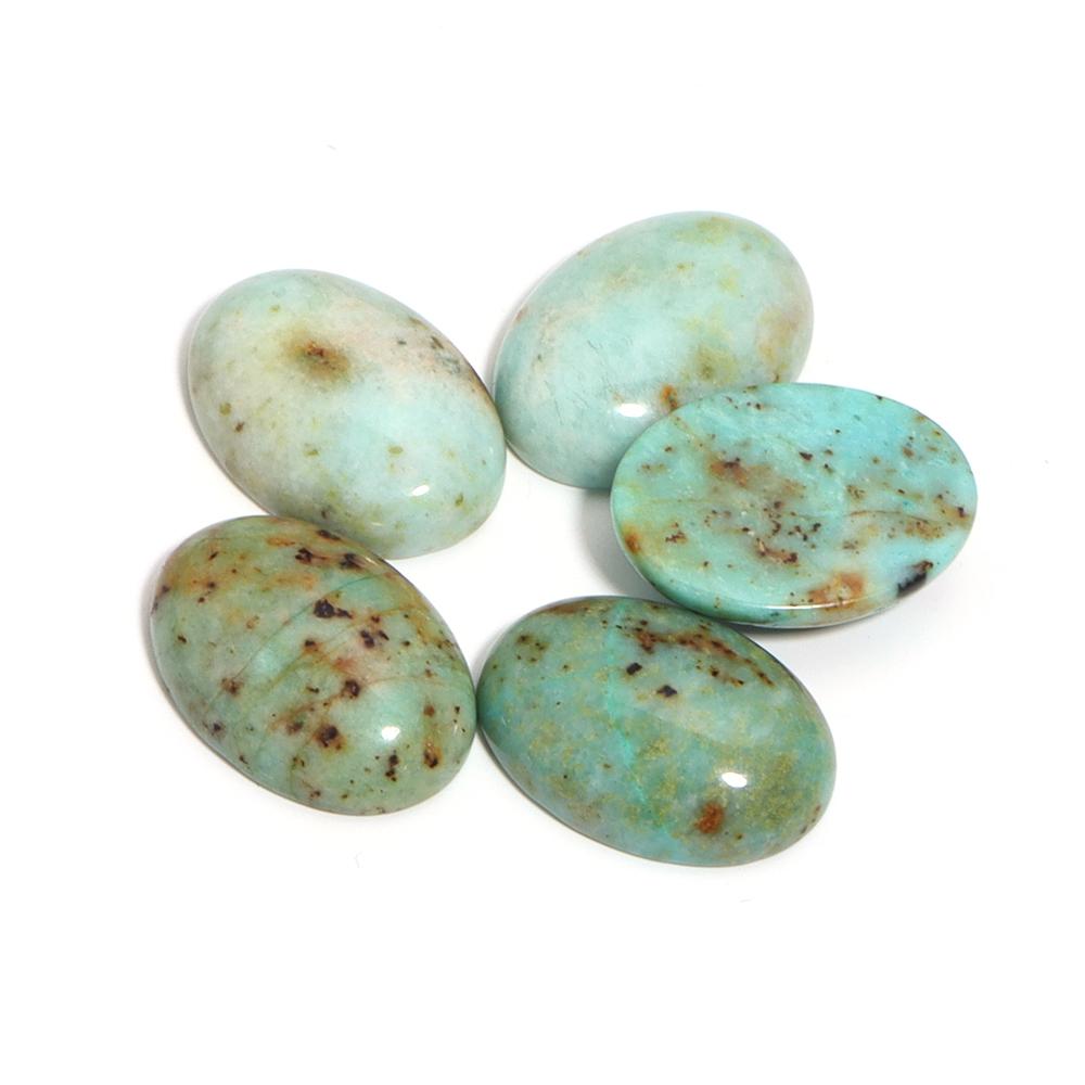 2 Stück/Los Natürlicher Stein Cabochon Achat Türkis Cabochons Perlen Erstellte Ovale Perlen Für Handgemachten Diy Schmuckherstellung Ring Geschenke