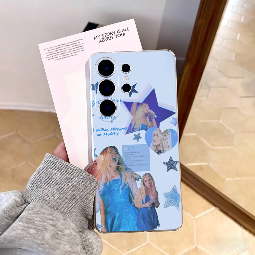 F-Freya Skye Singer Phone Case For Samsung S25,S24,S21,S22,S23,S30,Ultra,S20,Plus,Fe,Note,10,9,5G Transparent Cover