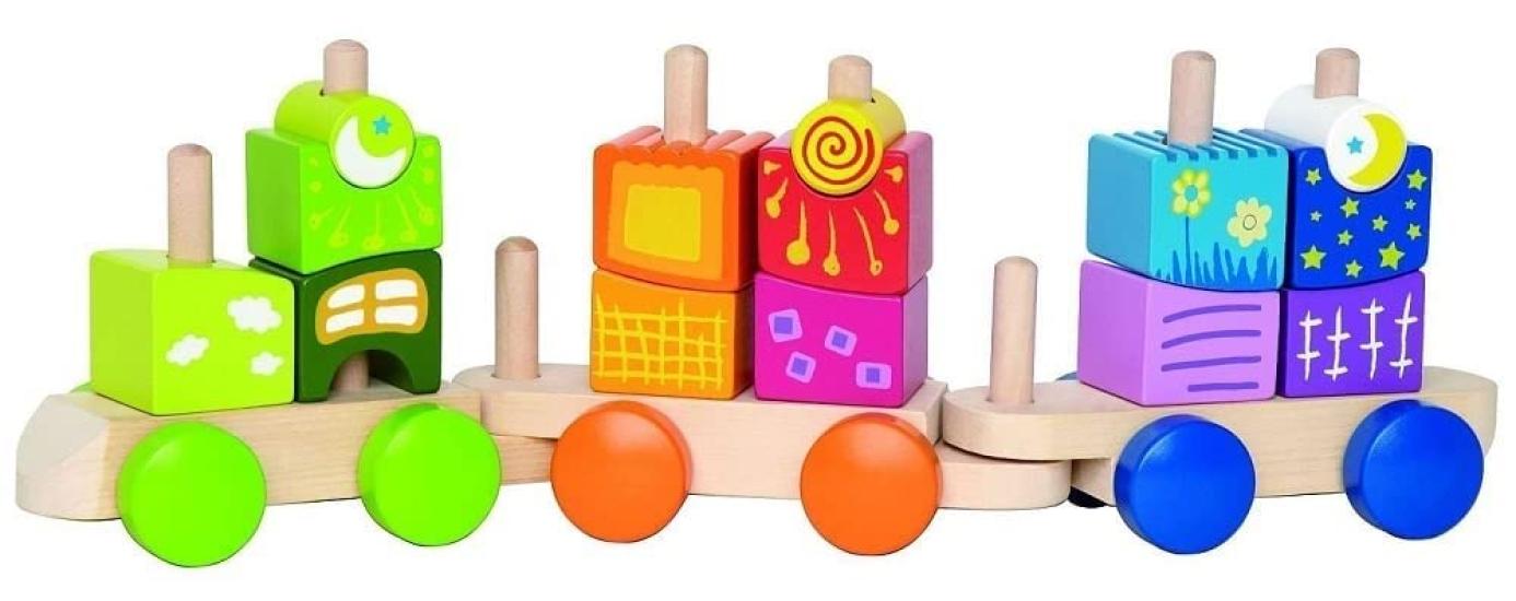 

Hape Fantasia Block Train E0417