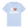 TV Series Reacher 2026 Unisex Short Sleeve T‑Shirt I Love Maine Lobster Graphic Print Tees Casual O‑Neck Loose Tops Men Women