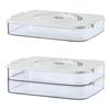 Container with Lid Organizer Premium Materials for FruitVegetable,