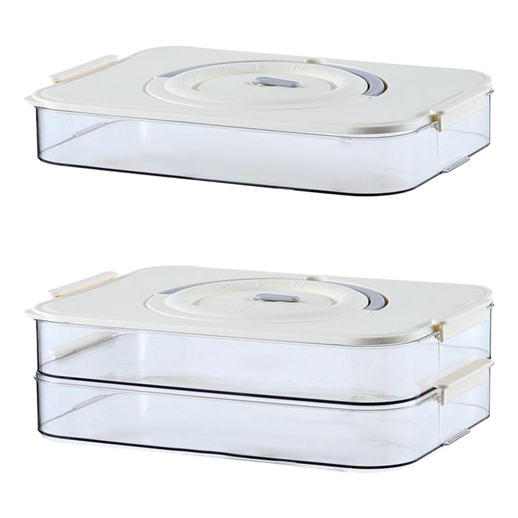 Container with Lid Organizer Premium Materials for FruitVegetable,