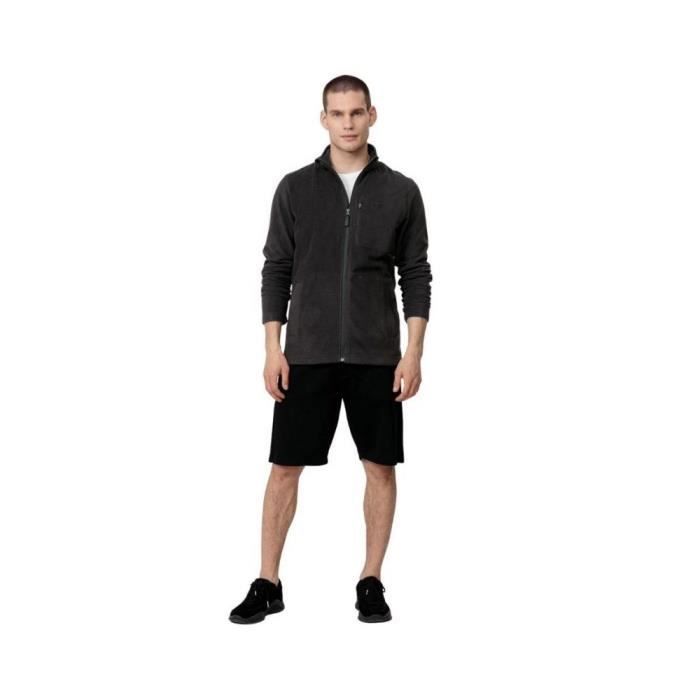 Sweat - 4F - PLM352 - Noir - Manches longues - Col capuche