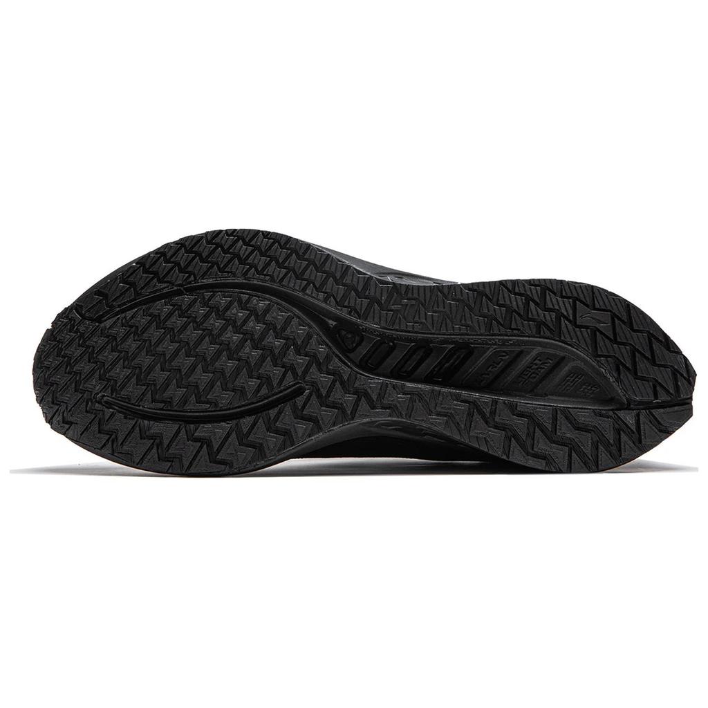 Li Ning Comfortable Breathable Shock Absorbing Wear Resistant Low Top Running Shoes Men Sneakers Black ARBU003-2