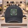 Mandala Art Print Washed Cotton Baseball Cap Adjustable Streetwear Style Unisex Hat