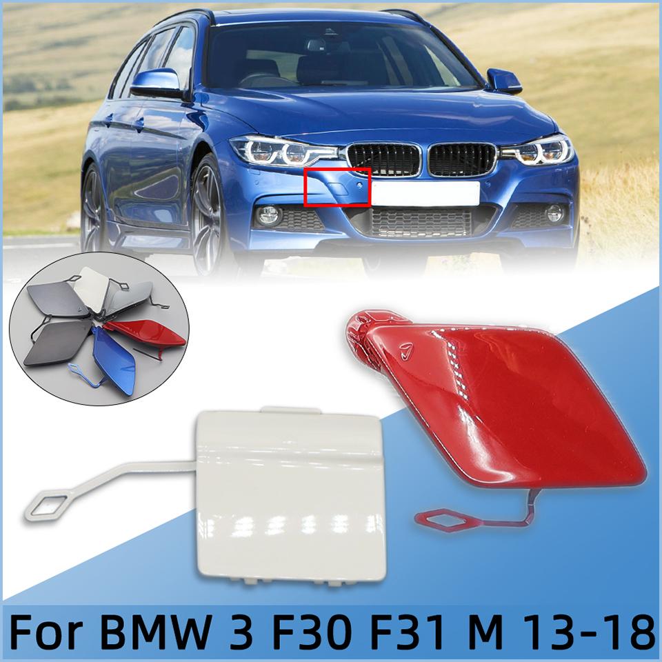 Auto Front Rear Bumper Tow Hook Eye Cover Cap For BMW 3 Series 320 325 328 330 F30 F31 M Package 2013-2018 Hauling Lid Painted