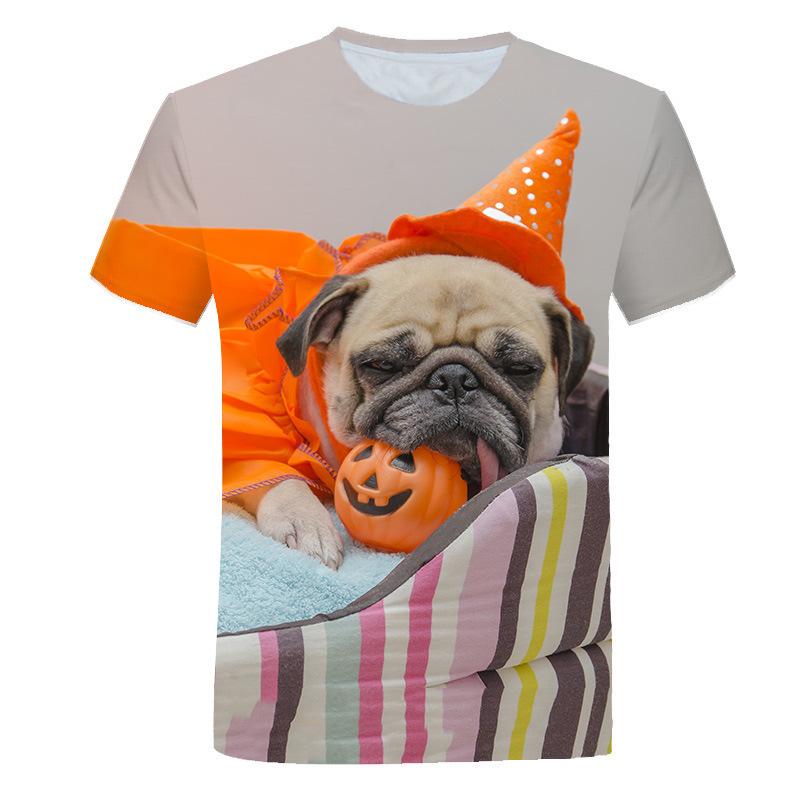 Летняя мужская футболка с милым принтом в виде мешочка 3D — фото 28