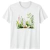 Snail Garden Snails Animals Mens T-Shirt Womens Tee Graphic Nature Unisex Top