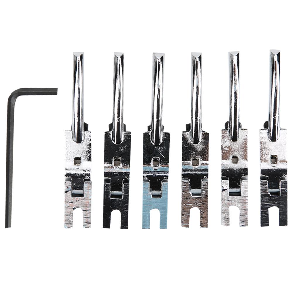 

6Pcs Guitar Bridge String Saddles for Tremolo Bridges Musical Instrument Accessories