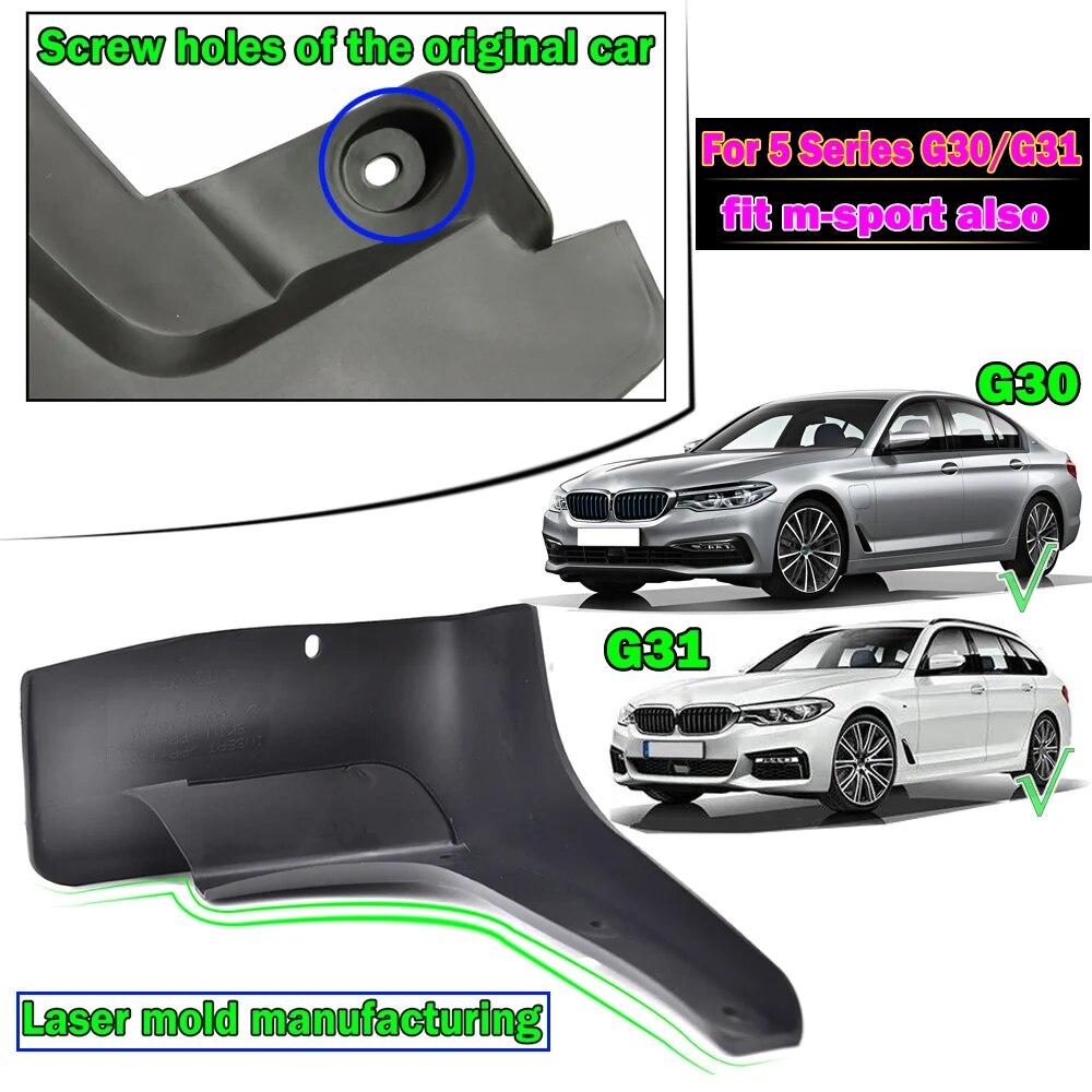 Car Mudflaps For BMW 5 Series G30 G31 Sedan Saloon Touring 2017 2018 - Mud Guard Flap Splash Flaps Mudguard Accessories