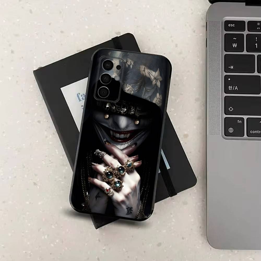 Gothic Art Witch Case For Samsung Galaxy A73,52,71,53,32,72,41,J7,22,Note,31,8,9,Soft Black Silicone Cover