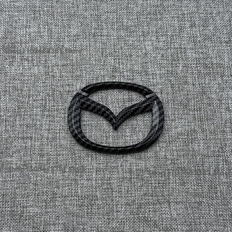 For Mazda MX5 Miata NC ND Front Grille Emblem Rear Trunk Badge Glossy Black ABS Logo Car Exterior Sticker Decal Accessories Rcfjz77