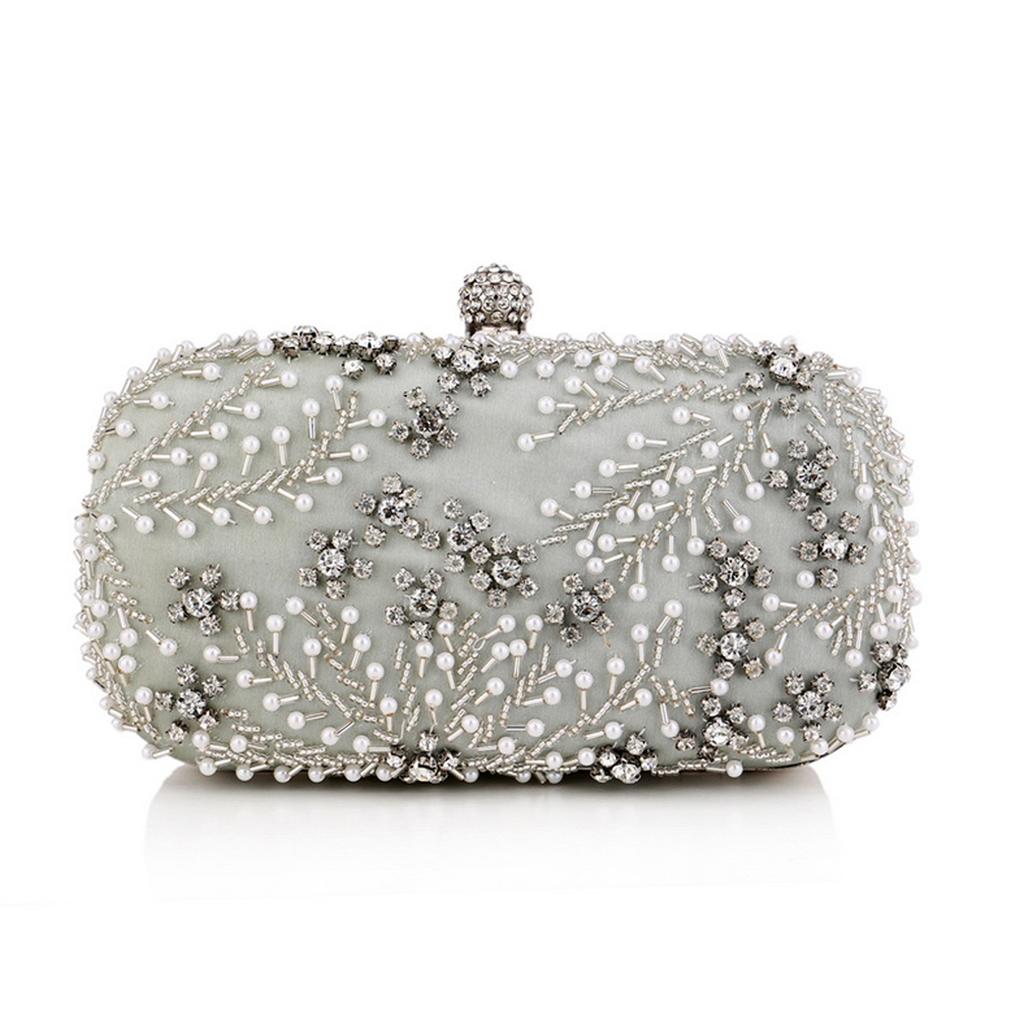 Satin Diamonds Party Hight Quality Women Day Clutch Diamonds Gift Wedding Evening Bags Arrival Shoulder Chain Purse