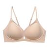 [Customized] Traceless water drop cup breathable underwear women's small breasts gather invisible liquid foundation anti-sagging bra