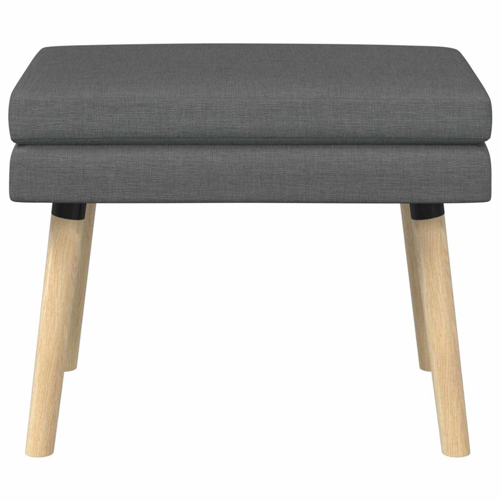 Double Layer Bench Dark Gray 60 X 40 X 46 Cm Fabric