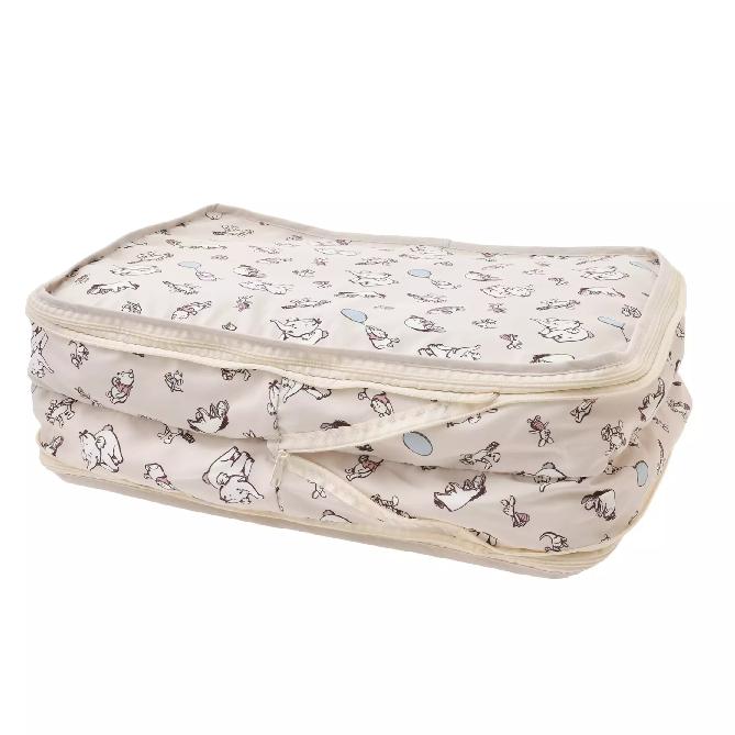 Disney POOH TRAVEL Pooh & Friends Clothes Compression Storage Pouch (L) 2-Room