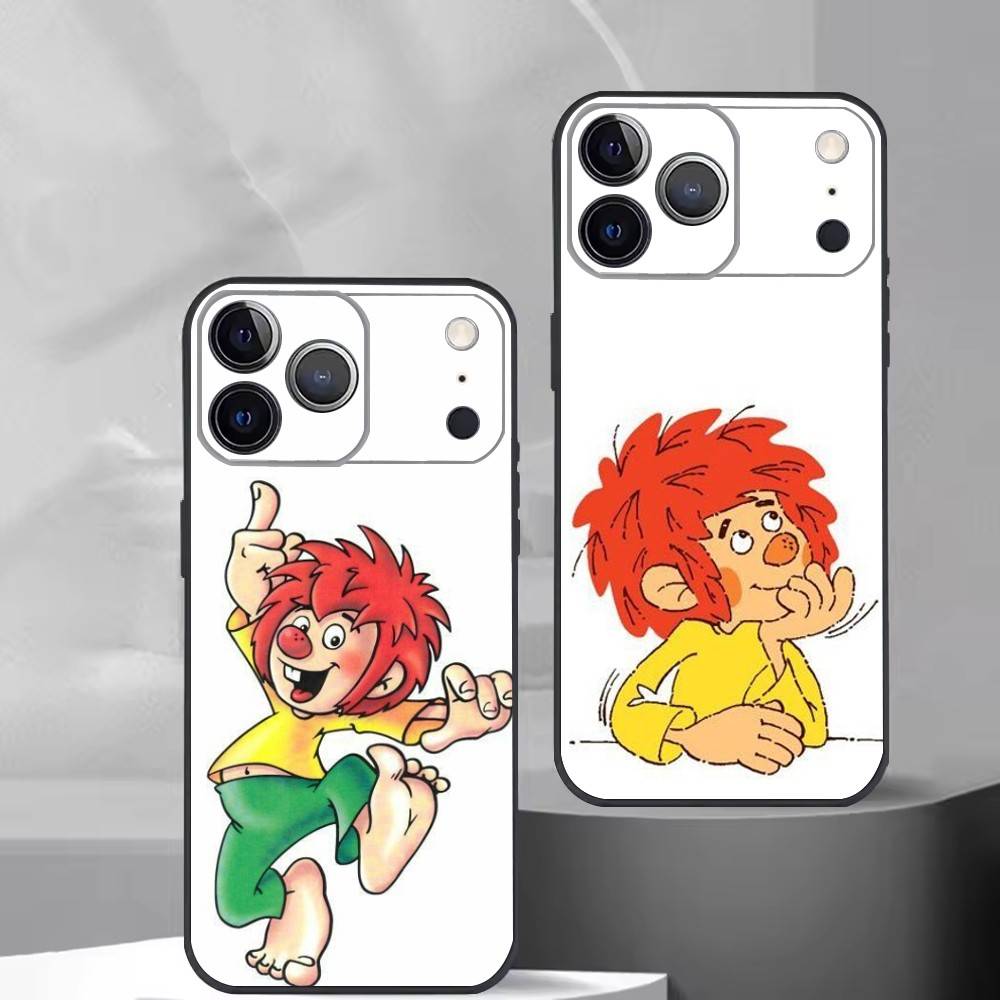 M-Meister E-Eder und Sein Pumuckl Phone Case For iPhone 17, 16,15,14,13,12,11 Plus,Pro Max, Others Soft Black Cover