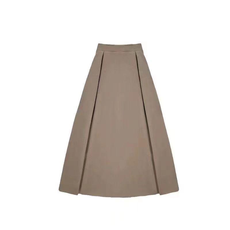 Женский ретро вязаный кардиган и юбка в клетку Гонконг 2XL (130-140 lbs)