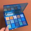 MISSLARA 15-Color Sweetheart Eyeshadow Palette: Shimmer & Matte, Waterproof, Vibrant Summer Shades for European & American Styles.